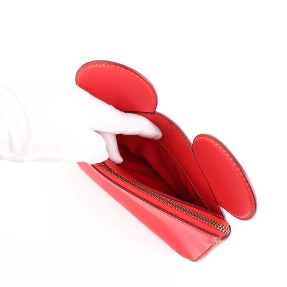 NWT Coach MICKEY MOUSE EARS Clutch  in Red - Picture 11 of 11
